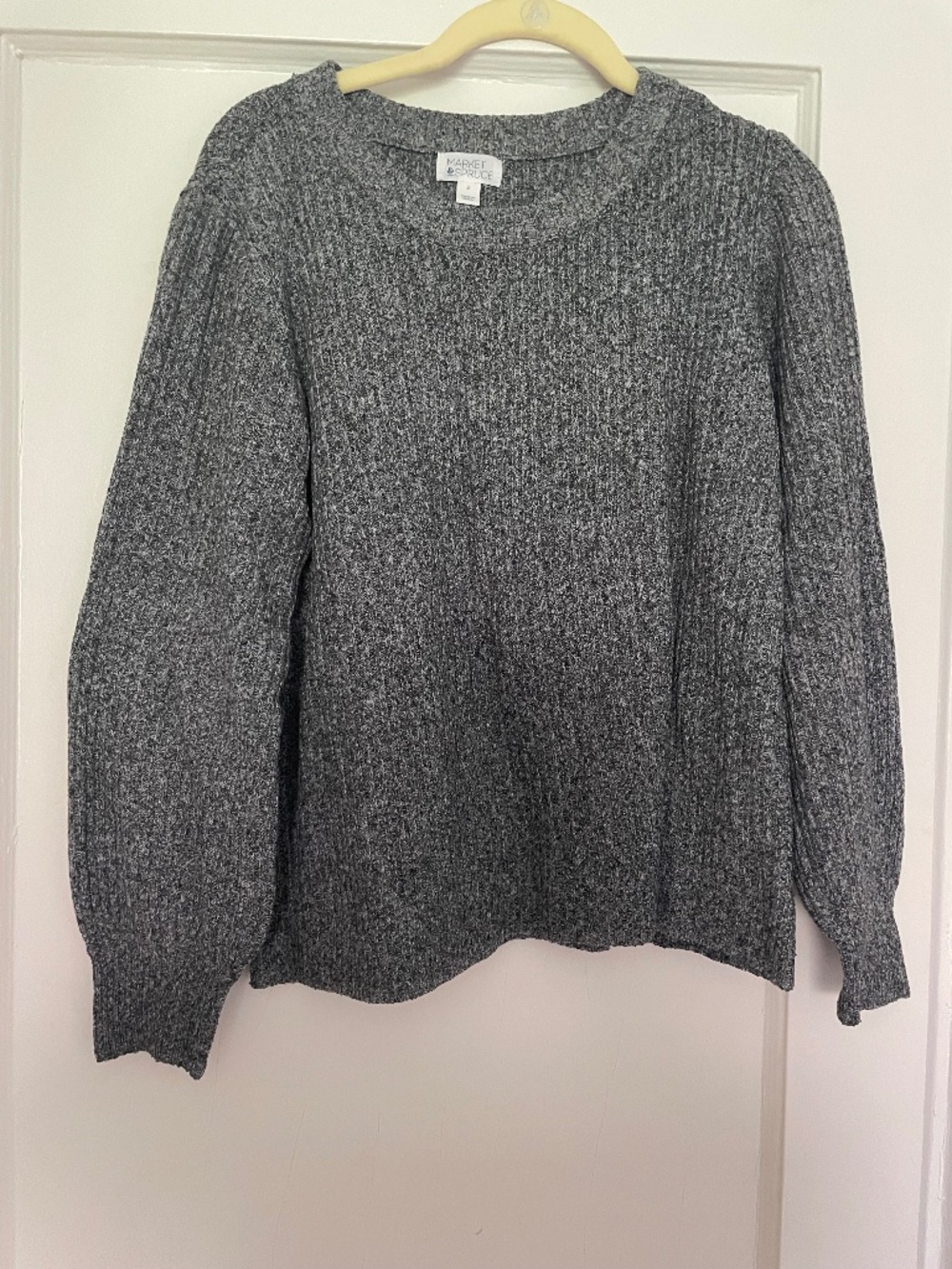 balloon sleeve sweater